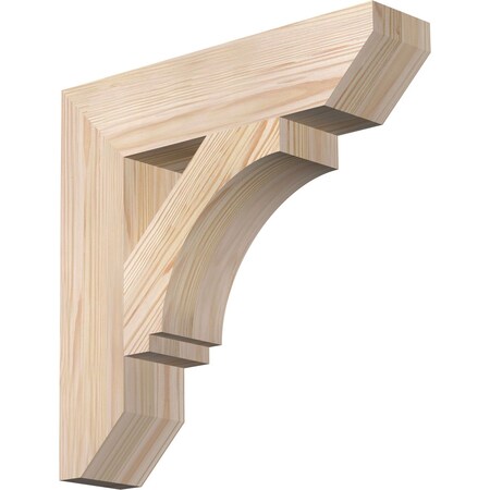 Ekena Millwork Imperial Slat Smooth Bracket, Douglas Fir, 3 1/2"W x 16"D x 16"H BKT04X16X16IMP06SDF